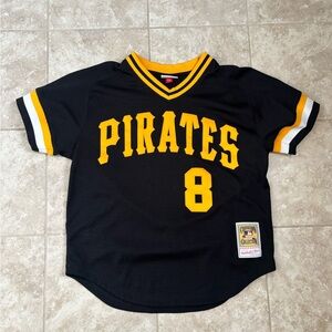 WILLIE STARGELL Authentic PITTSBURGH PIRATES Mitchell & Ness jersey sz L (44)